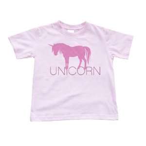  Girls Pink Toddler T Shirt with Unicorn: Everything Else