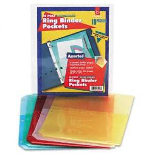  Ring Binder Poly Pocket 2 Sided Dividers   8 1/2 x 11 