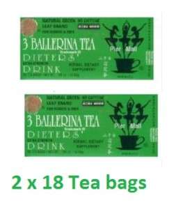 Boxes   3 BALLERINA TEA DIETERS DRINK EXTRA STRENGTH  