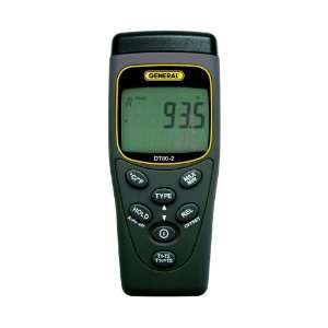 Thermocouple Thermometer, Dual Input, Includes One Beaded Wire K 