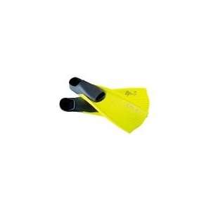   : Diving divers Full Foot Snorkeling Fins   yellow: Sports & Outdoors
