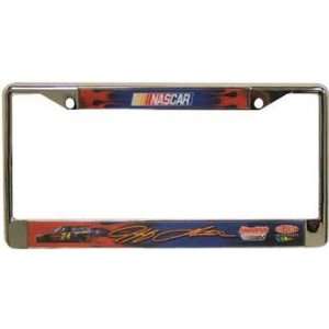 Jeff Gordon #24 Premium 6X12 Standard Size Metal License Plate Frame 