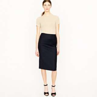 In the silhouette of the season—long and lean—this pencil skirt is 
