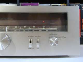 Kenwood (Trio) KT 7500 AM FM Stereo Tuner   1978   Original Owner, Box 