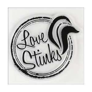   Clear Mini Stamps Love Stinks; 6 Items/Order Arts, Crafts & Sewing