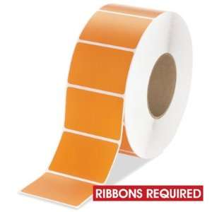    3 x 2 Orange Industrial Thermal Transfer Labels: Office Products
