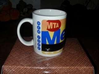 New York Transit Museum MTA MetroCard Mug Cup  