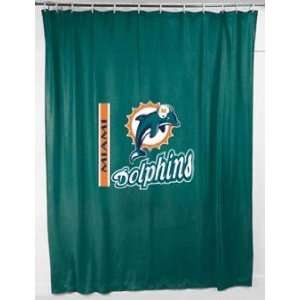 Miami Dolphins Shower Curtain 