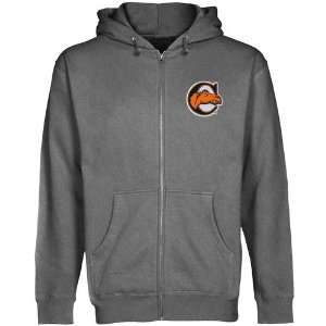 NCAA Campbell Fighting Camels Gunmetal Logo Applique Midweight Full 