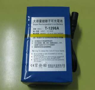 12V Portable 9800mAh Li ion Super Rechargeable Battery Pack Portable 