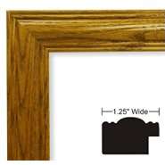Craig Frames Inc. 8x10 Traditional Natural Solid Wood Picture Frame at 