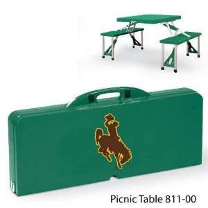  University of Wyoming Picnic Table Case Pack 2 Everything 