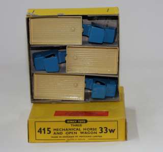 DINKY TOYS 33W 415 MECHANICAL HORSE & TRAILER TRADE BOX OF 3  
