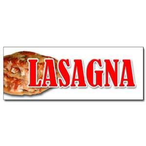  24 LASAGNA DECAL sticker italian food casserole 