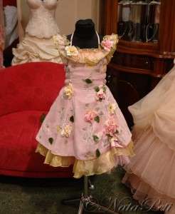 FLOWER GIRL PAGEANT PARTY HOLIDAY DRESS 2772 PINK SIZE 2 4  