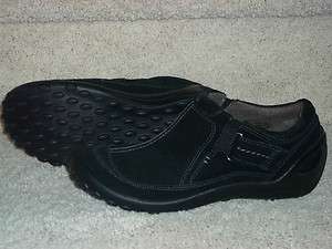 Womens Clarks Privo XFactor Shoes Slip On Black Suede Sz 6 M New 