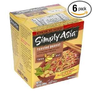 Simply Asia Take Out Noodle Box, Roasted Peanut, 10.6 Ounce Containers 