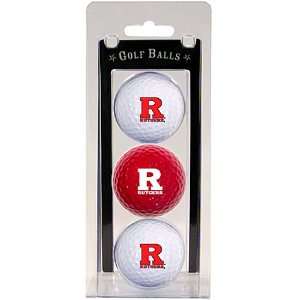 Rutgers Scarlet Knights Pack of 3 Golf Balls from Team Golf  