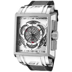   Mens S1 Touring Epoxy Swiss Made Quartz Chronograph Silver Dial Watch