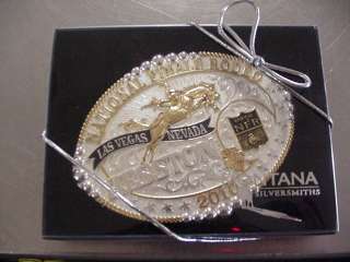 2010 Hesston Gold and Silver Belt Buckle  