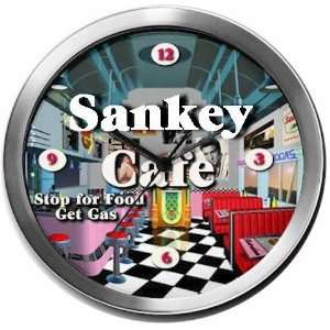  SANKEY 14 Inch Cafe Metal Clock Quartz Movement Kitchen 