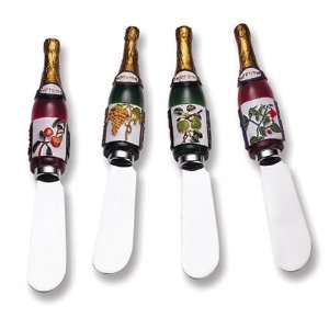  Champagne Cheese Spreader   Set of 4