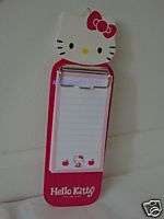 Sanrio Hello Kitty Wooden Mini Clip Board Memo Pad NEW  
