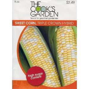   Triple Crown Hybrid Sweet Corn Seeds   .5 oz. Patio, Lawn & Garden