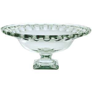  Eyelet Pedestal Bowl   Recycled Glass