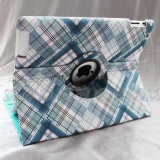   360 Rotating Magnetic Leather Case Smart Cover Stand Apple iPad 2 3rd