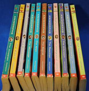 Applegate Animorphs Softcover 11 Mix Book Lot  