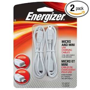   Micro/Mini USB Charging Cables (Pack of 2)