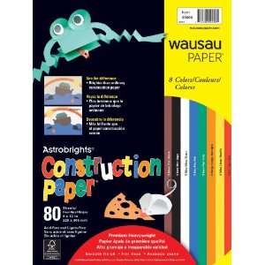  Wausau Exact Premium Construction Paper, 9 X 12 Inches, 80 