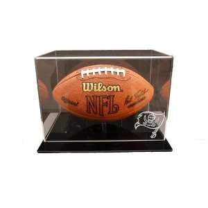   Buccaneers Football Display Case with Black Acrylic Base Sports