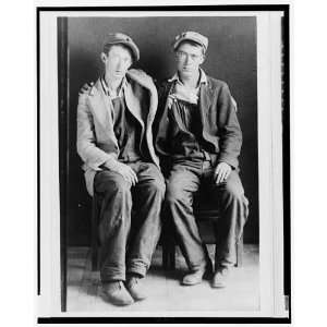  Southern Appalachian people,2 men in caps,1923 1943
