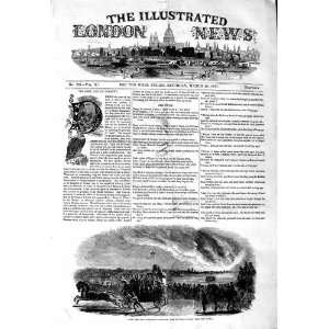    1847 GREAT FIRE BATTERSEA VAUXHALL BRIDGE FIREMEN: Home & Kitchen