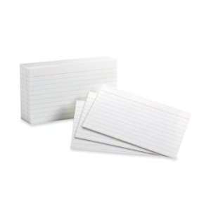   Esselte Top Quality Ruled Index Card   White   ESS31: Office Products
