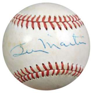 Billy Martin Autographed Signed AL Baseball PSA/DNA #M86064  