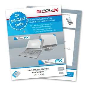  2 x atFoliX FX Clear Invisible screen protector for Samsung 
