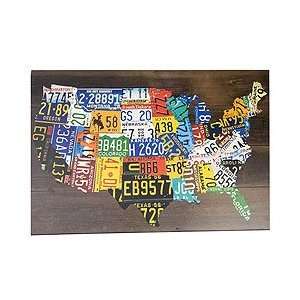  USA License Plates Wall Art by Glenna Jean Baby