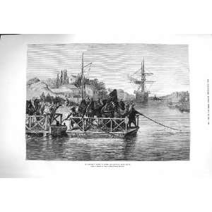   1875 Prince Wales India Kantara Suez Canal Egypt Ship: Home & Kitchen