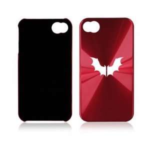 Apple iPhone 4 4S 4G Rose Red A431 Aluminum Hard Back Case Bat Wings 
