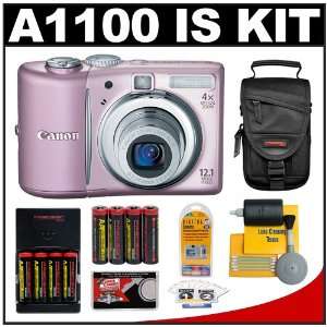  Canon PowerShot A1100 IS (Pink) Compact Digital Camera 