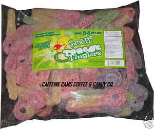 GUMMY ZONE SOUR TONGUE TINGLERS 1kg 55ct LARGE SIZE  