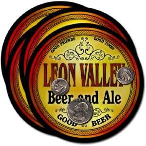  Leon Valley, TX Beer & Ale Coasters   4pk 