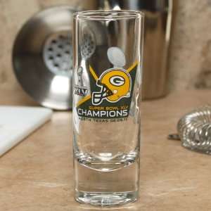   Super Bowl XLV Champions 2oz. Cordial Shot Glass 
