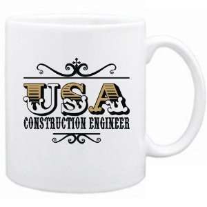   New  Usa Construction Engineer   Old Style  Mug Occupations Home