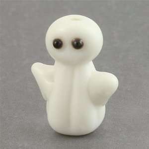  20mm White Ghost Glass Beads: Arts, Crafts & Sewing