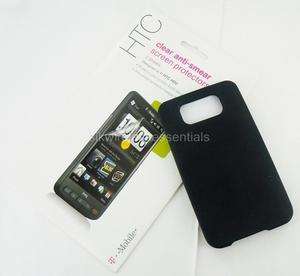 New Original OEM TMobile HTC HD2 Premium Blk Silicone Gel Skin Case 