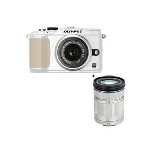  Olympus PEN E PL2 Digital Camera   White with 14 42mm II 